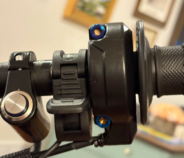 All emoto throttle titanium bolts