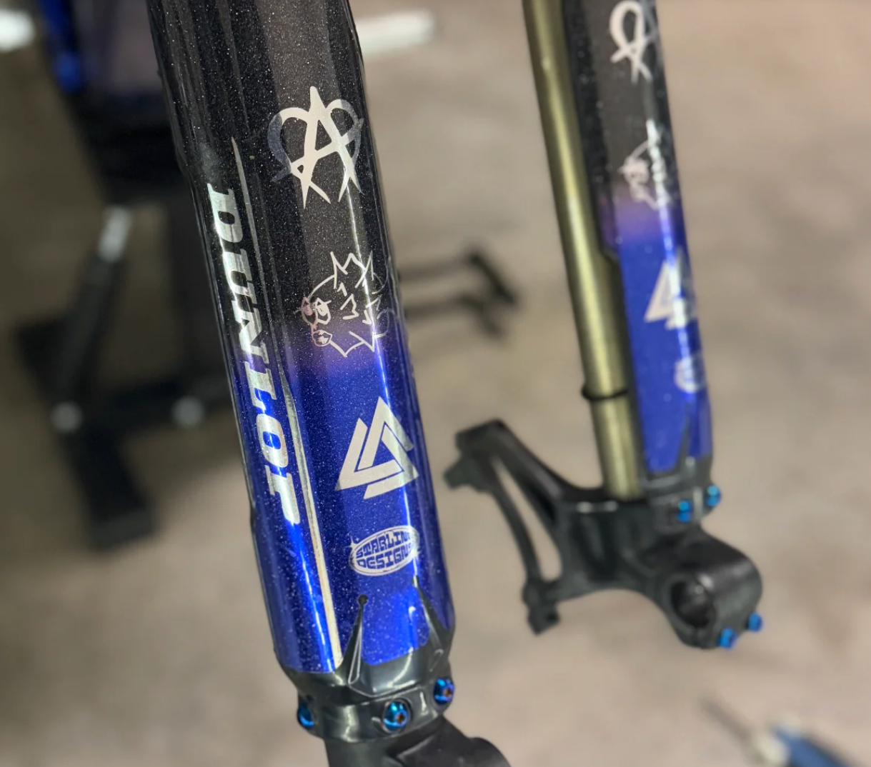 All Emoto Fork Guard Titanium bolts (set of 6)